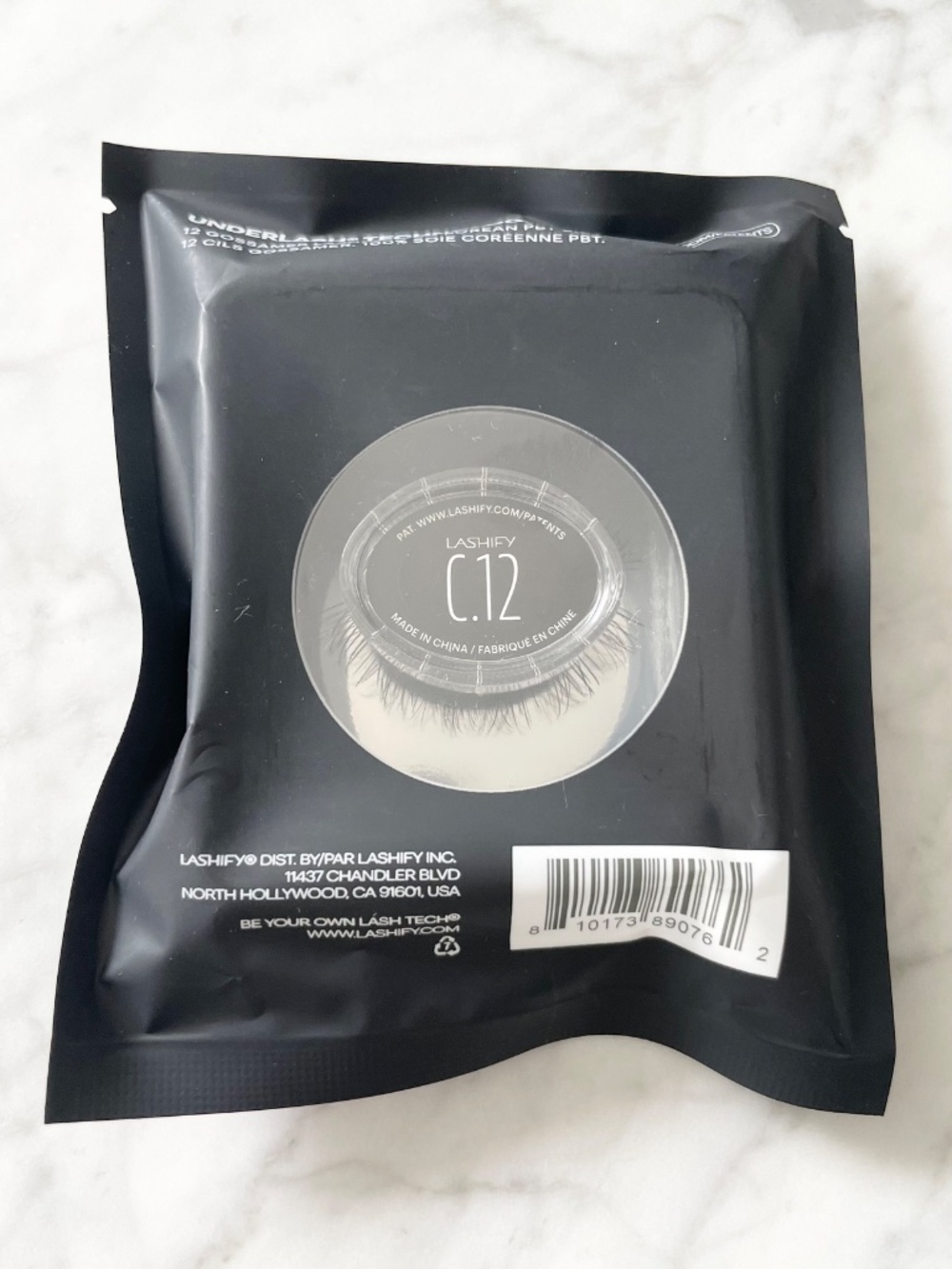NWT LASHIFY Gossamer Lashes Lash Set C.12 - 12mm - Brand New Sealed Package